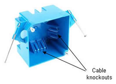 plastic versus metal electrical boxes|wiring plastic electrical box knockouts.